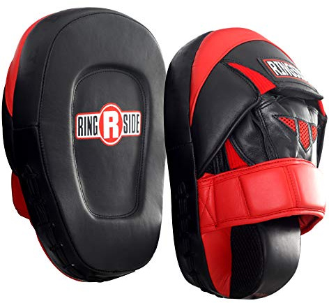 Ringside Pro Punch Mitts, Red/Black