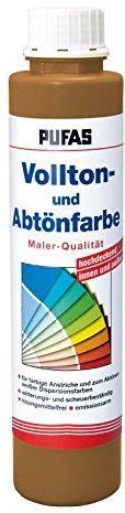 PUFAS Vollton- und Abtönfarben oxidbraun 0,75 Liter