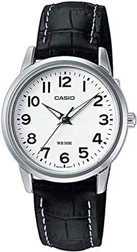 Casio DamenArmbanduhr Analog Quarz Leder LTP-1303PL-7BVEF