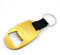 Personalised Aluminium Bottle Opener Keyring Gift Engraved With Any Message (Gold)