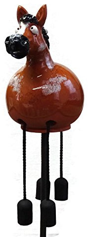 Töpferei Bauer Pferd Gartenkugel Gartenstecker Blumenstecker Keramik