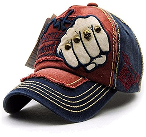 Sporty Baseballcap Fight Distressed Snapback Vintage Used Look Sport Outdoor Kappe Mütze Cap Schirmmütze Basecap verstellbar