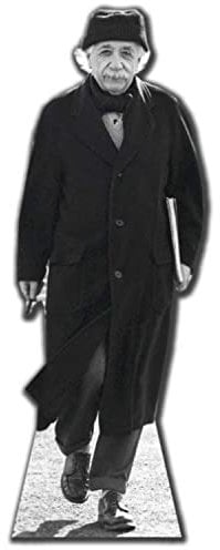 Star Cutouts Pappaufsteller von Albert Einstein