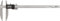 KS Tools 300.0563 Werkstatt-Messschieber ohne Spitzen, 0-1000mm