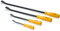 Titan 17101 Hebelstangen-Set, inkl. 20,3 cm, 30,5 cm, 45,7 cm, 45,7 cm und 61 cm Schraubendreher-Hebelstangen, Fabrik, geschmiedeter Karbonstahl, 4-teilig