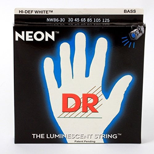 Dr Strings nwb630 30–125 Medium Set Handmade Neon High Definition weiß beschichtet saitigen Bass Saiten