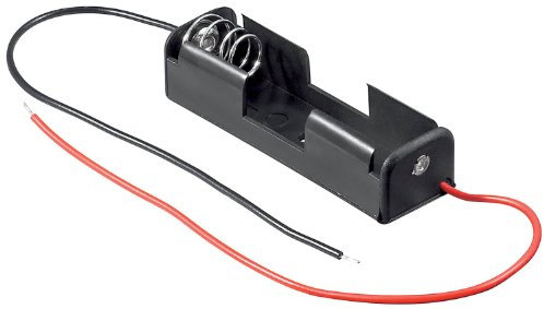 Unbekannt 10 Stück Batteriehalter 1x Mignon AA mit Anschlußkabel