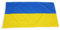 Handycop Hochwertige Flagge Ukraine 35,4 x 59,1 Zoll mit verstärktem Hissband