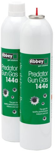 ABBEY PREDATOR GUN GAS 144A 700ML BOTTLE - AIRSOFT GREEN GAS