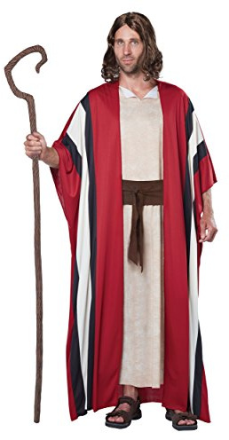 California Costumes Men's Shepherd Moses Adult Costume, Red/Tan, Small/Medium