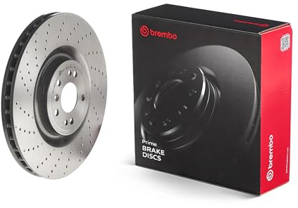 Brembo 09.A960.21 UV Coated Pillar Vented drilled Front Brake Rotor MERCEDES-BENZ OE# A1664210912