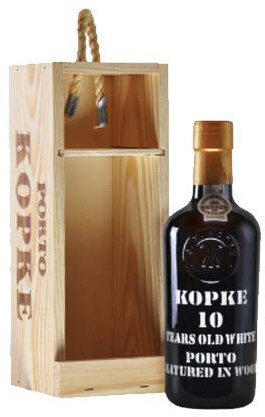 Port Wine Kopke White 10 Years Old 37.5cl in Wooden Box