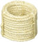 Rayher Figurendraht, natur, 6 mm ø, Bündel 5 m, Jutedraht, Basteldraht, 4102400, beige