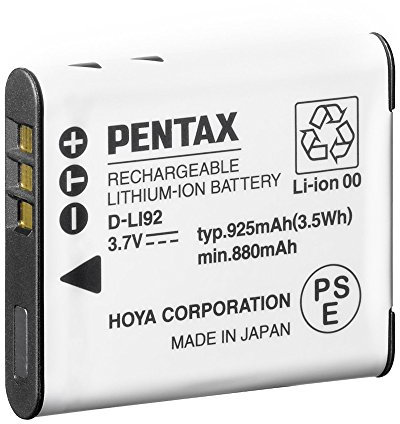 Pentax Spare Battery for Pentax D-LI92 Bridge Camera