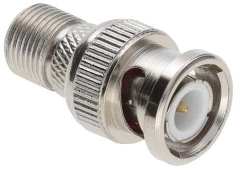 kenable CCTV F Type Screw on Coaxial Cable Socket to BNC Male Plug adapter