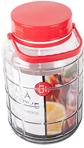 Urban Living Conservation 5Ltr Jar with Lid and Red Handle