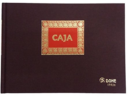 Dohe 9926 - Libro de contabilidad, caja, cuarto apaisado