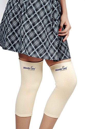 Wonder Care 2er-Pack Kniebandagen, Kompressions-Kniebandage für Männer und Frauen, Kniebandage zum Laufen, Kniebandage für Übungen, Kniebandage für Fitnessstudio, Wandern, Sport, Fitnessstudio, Laufen