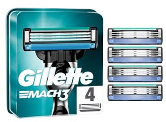 Gillette M3 by Gillette Gillette Mach 3 Blades () x 4