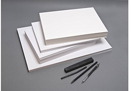 Clairefontaine 21693C Skizzenpapier (90 g, 24 x 32 cm, 250 Blatt, ideal für Künstler oder die Schule) weiß