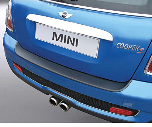 ABS Achterbumper beschermlijst passend v | kompatibel mit BMW Mini One/Cooper(incl S & JCW)/Cabrio/Coupé/Roadster 2006- Schwarz