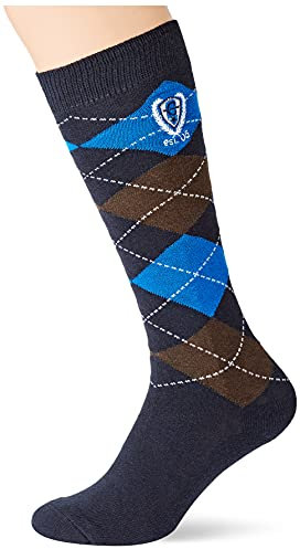 Kerbl Covalliero reitstrümpfe Brescia darkblue kariert 37-39