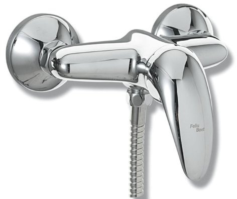 Grifo Mezclador Exterior para Ducha, Cromado