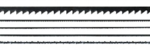 Maxicraft 89632 Jeu de 12 lames de scie fines 130 mm pour bois et plastiques, Argent