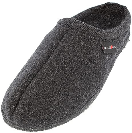HAFLINGER Walktoffel Alaska Wolle Filzpantoffel Hausschuh