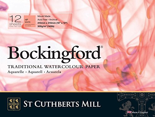 Bockingford Watercolor Pad 12 X 16 White 140 Pound