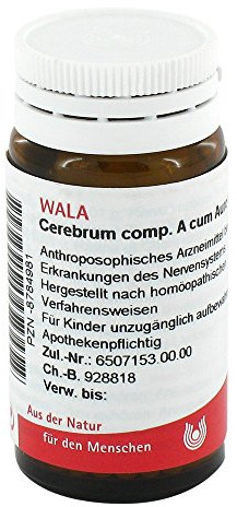 Cerebrum Comp. A cum Auro compositus Globuli 20 g
