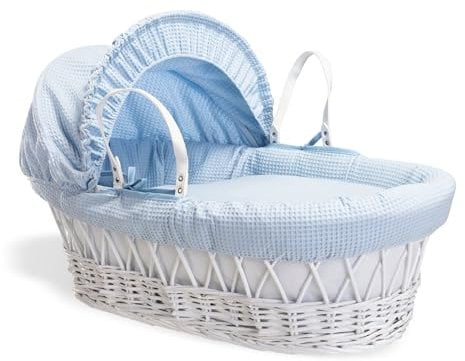 Clair de Lune Waffle Wicker Moses Basker PARENT