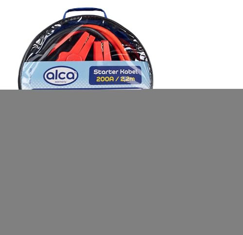 alca® Starter Kabel Starthilfekabel 200 A 2,2 m CCA-Qualität