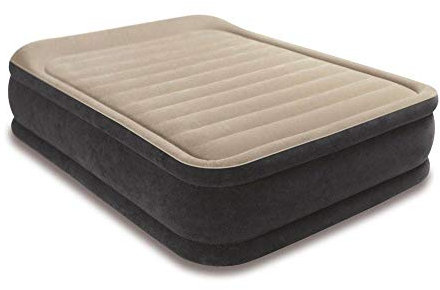 Intex Dura-Beam Premium Comfort Queen Airbed with Built-In Air Pump | 64407E