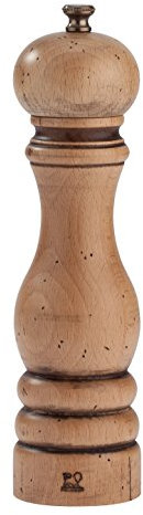 Peugeot PARIS Pfeffermühle, Holz, antike, 5,9 x 5,9 x 22 cm