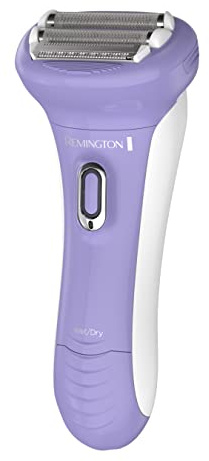 Remington Smooth & Silky Electric Shaver for Women, 4-Blade Smooth Glide Foil Shaver and Bikini Trimmer with Almond Oil Strip, Shave Wet or Dry