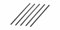 LUX 400759 Stiftsägeblätter Holz Größe 152x6,0x0,4 mm BASIC