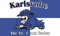 Bulldogge Karlsruhe Fussball Fahne Flagge Grösse 1,50x0,90m