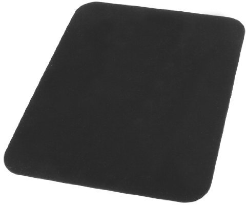 Sourcingmap Soft Silicone Antislip Mouse Pad Mat for Notebook Computer Black