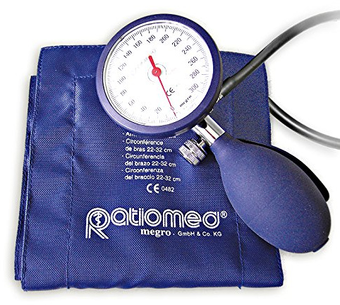 Blutdruckmesser ratiomed1-Schlauch mit Klettenmanschette abw.
