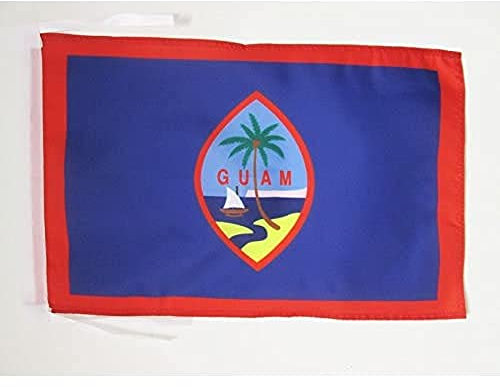 AZ FLAG - Flagge Guam - 45x30 cm Mit Kordel - Amerikanische Fahne 30 x 45 Cm - Flaggen