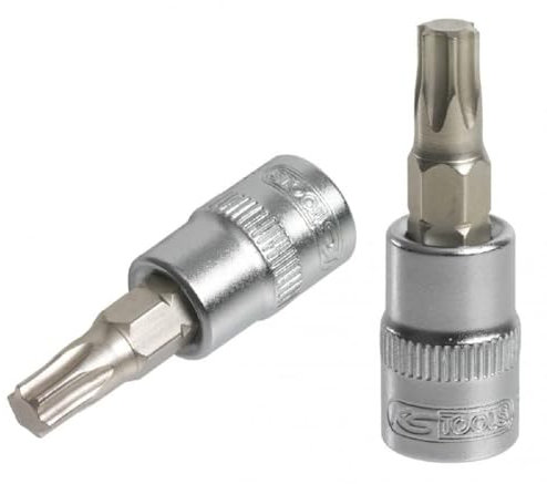 KS Tools 922.1479 - Douille tournevis TORX® 1/4'', L.37 mm - T10 - Gamme ULTIMATE® - En Chrome Vanadium - Finition chromée satinée