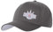 2Stoned Flexfit Basecap Classic Dark Grey mit Stick Rudeboy Größe XS (55cm - 57cm) für Erwachsene und Kinder