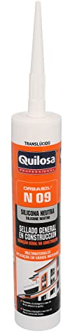 Silicona Neutra Profesional Transparente 300 ml. Orbasil N09 Silicona Sellado, Sellador de Juntas Versatil
