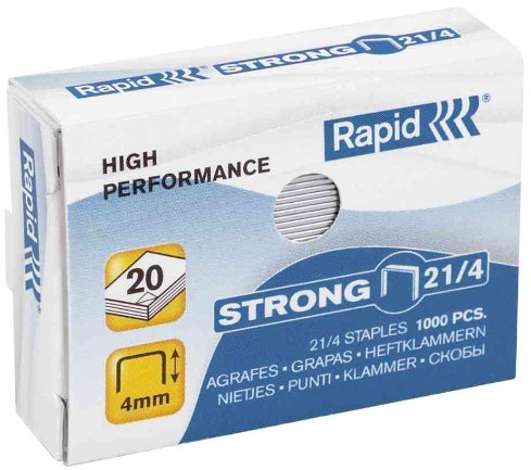 Heftklammer 21 4 galvanisiert RAPID 24863400 Strong 1000St