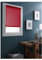 MADECOSTORE Tapparella avvolgibile Tamisant, Tessuto Poliestere, Rosso Ciliegia, L35 x H170cm (Tissu L32cm)