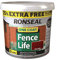 Ronseal RSLFLRC4LAV 4 Litre One Coat Fencelife Paint - Red Cedar