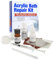 Acrylic Bath Repair Kit White. UK Made Specialist Acrylic Solution for Repairing Chips Scratches Dents & Hairline Cracks on Acrylic Plastic, Fibreglass and Stone Resin Baths & Shower Trays