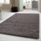 Carpetsale24 Shaggy Hochflor Teppich, 140x200 cm, Taupe, weich, flauschig, modern, einfarbig, Vielseitig einsetzbar im Wohnbereich, für Wohnzimmer Schlafzimmer Flur