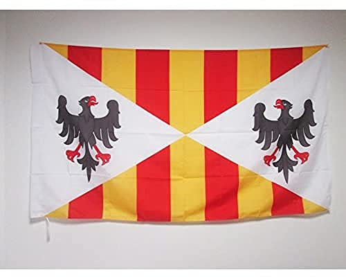 AZ FLAG Bandera del Reino NORMANDO DE Sicilia 90x60cm para Palo - Bandera SICILIANA - Italia 60 x 90 cm